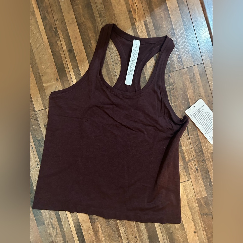 lululemon athletica Swiftly Scoop Neck Tank Top in Plum